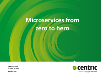 Microservices From Zero To Hero - Alexandru Ioan Cuza University