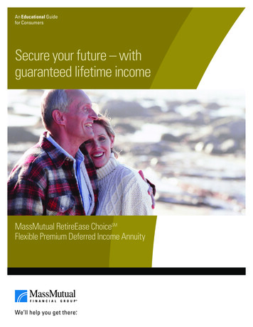Secure Your Future - With Guaranteed Lifetime Income