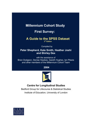 Millennium Cohort Study First Survey - University College London