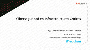 Ciberseguridad En Infraestructuras Críticas - Infosecurity Mexico