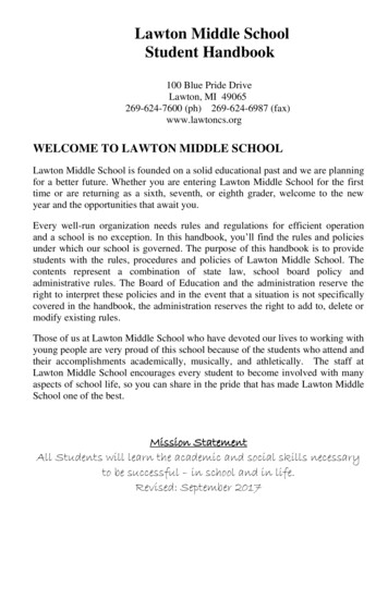 Lawton Middle School Mission Statement