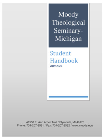 Moody Theological Seminary- Michigan - Moody Bible Institute