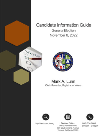 V Candidate Information Guide