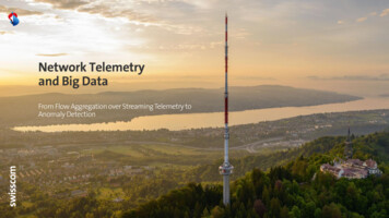 Network Telemetry And Big Data - Swinog.ch