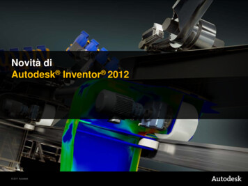 Novità Di Autodesk Inventor 2012