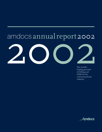 Amdocs - Annual Report