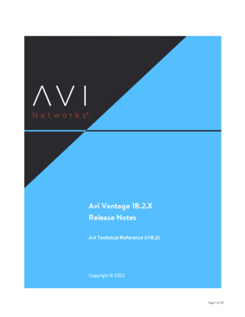 Page 1 Of 53 - Avi Networks