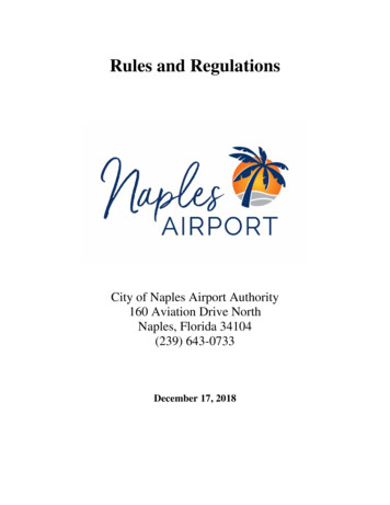 Naples Airport Rules And Regulations