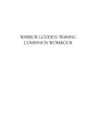 WARRIOR GODDESS TRAINING COMPANION WORKBOOK - Hierophant Publishing