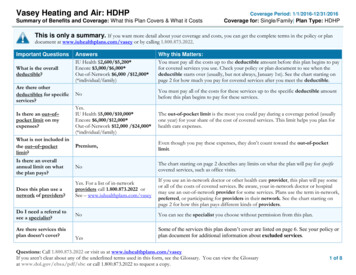 Vasey Heating And Air: HDHP - Myiuhealthplans 