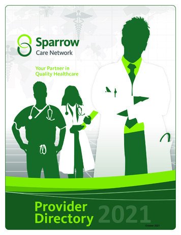 Provider Directory îìîí - Sparrow Health System