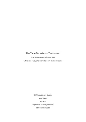 The Time Traveler As Outlander - Studenttheses.uu.nl