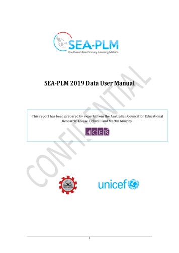 SEA-PLM 2019 Data User Manual