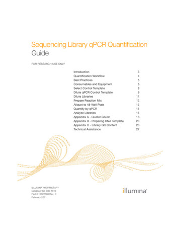 Sequencing Library QPCR Quantification Guide - Illumina, Inc.