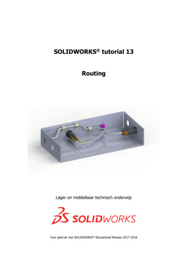 SOLIDWORKS Tutorial 13 Routing - Z-cad 