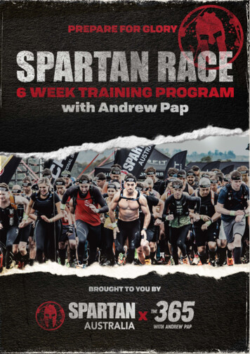 Spartan Sprint Training Program By Andrew Pap