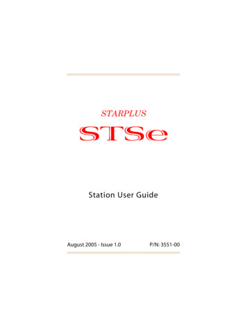 StarPlus STSE User Guide - Wedophones 