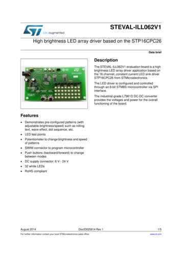 High Brightness LED Array Driver Based On The STP16CPC26