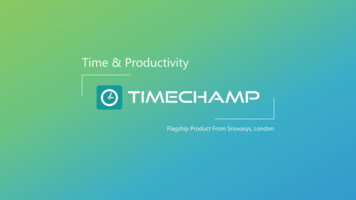 Time & Productivity - Time Champ
