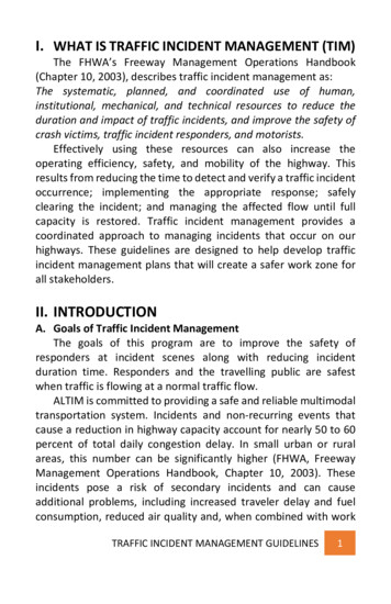 I. What Is Traffic Incident Management (Tim)