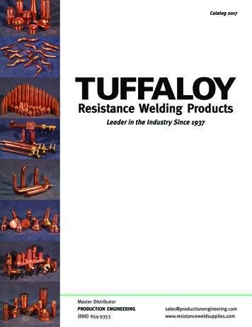 TUFFALOY - Resistance Welding Supplies