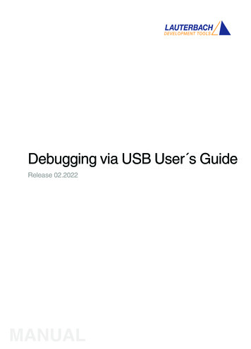 Debugging Via USB User S Guide - Lauterbach