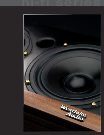 Westlake Audio Inc - The Loudspeaker Industry Sourcebook