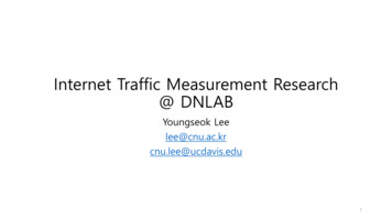 Internet Traffic Measurement Research @ DNLAB