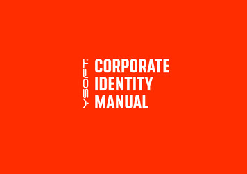 CORPORATE IDENTITY MANUAL - Y Soft Corporation