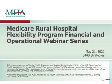 Medicare Rural Hospital Flexibility Program Financial And Operational .