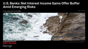 U.S. Banks: Net Interest Income Gains Offer Buffer Amid Emerging Risks