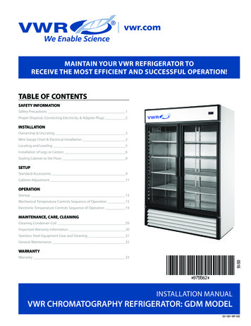 Maintain Your Vwr Refrigerator To Receive The Most Efficient And .