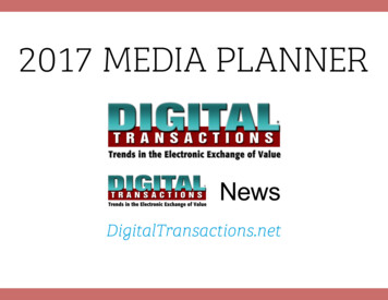 2017 MEDIA PLANNER - Digital Transactions