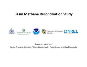Basin Methane Reconciliation Study - Energy Institute
