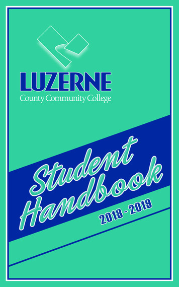 Handbook Student 018 - 01 - Luzerne