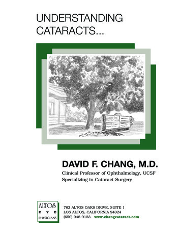 UNDERSTANDING CATARACTS - Dr. David F. Chang