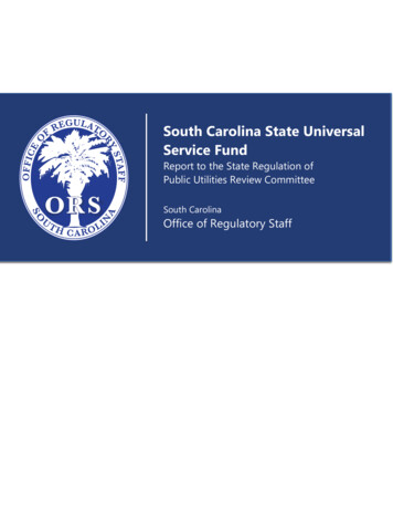South Carolina State Universal Service Fund