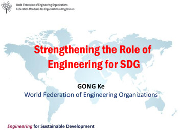 Strengthening The Role Of Engineering For SDG - United Nations