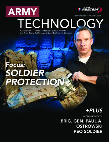 Focus: SOLDIER PROTECTION - Api.army.mil