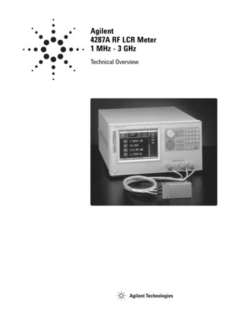 Agilent 4287A RF LCR Meter 1 MHz - 3 GHz - TestEquity