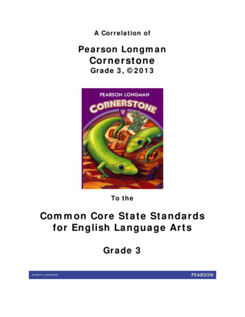 Pearson Longman Cornerstone