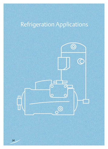 Refrigeration Applications