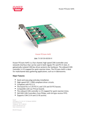 Kvaser PCIcanx 4xHS 73-30130-00330-9