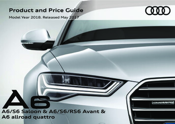 Product And Price Guide - Audi