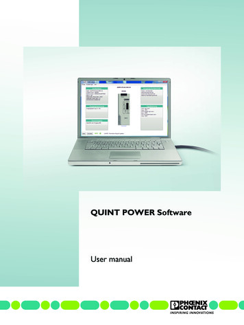 QUINT POWER Software - RS Components