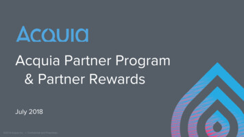 & Partner Rewards Acquia Partner Program