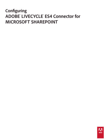 Configuring The Connector For Microsoft SharePoint - Adobe Inc.