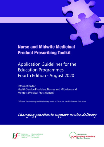 Nurse And Midwife Medicinal Product Prescribing Toolkit