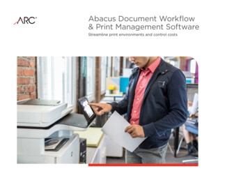 Abacus Document Workflow & Print Management Software