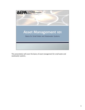 Asset Management 101 - US EPA